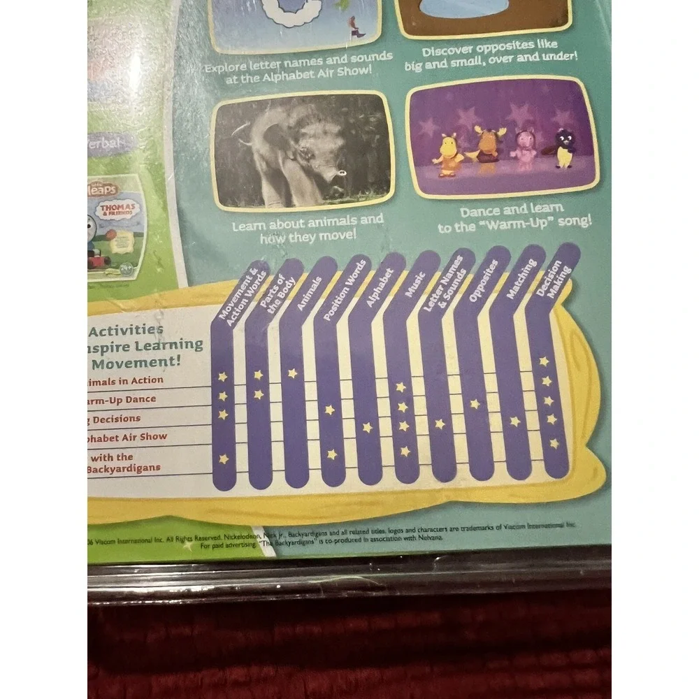LeapFrog Baby Little Leaps The Backyardigans Leap Ahead Learning Concepts Toy